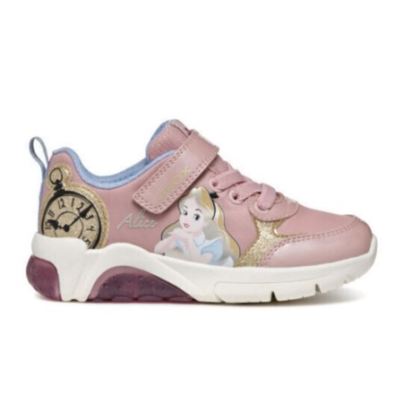 Geox Παιδικά Sneakers Fadinlight για Κορίτσι με φωτάκια Disney J46M4E0ANKNC8W2U